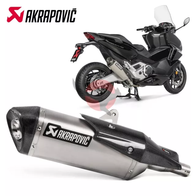 Terminale Scarico [Akrapovic] Titanio - Honda Forza 750 (2024) - S-H7So4-Hrt/1