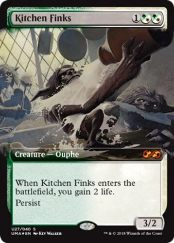 Mint/Near-Mint, English - 1 x MTG Kitchen Finks - Foil Ultimate Box Topper