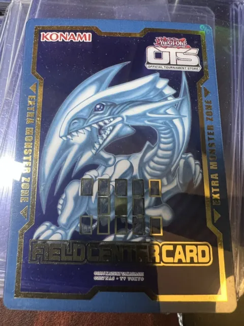 YuGiOh! Card "Blue-Eyes White Dragon" - FIELD CENTER CARD  OTS Official Konami