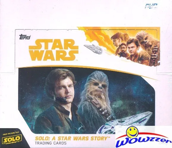 2018 Topps SOLO: A Star Wars Story MASSIVE 24 Pack Factory Sealed Retail Box !