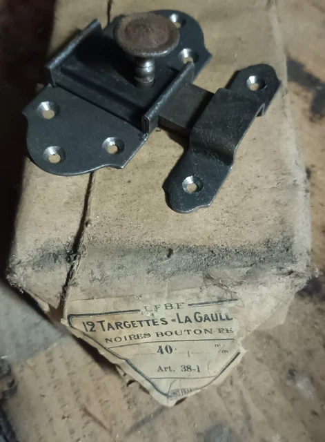 Couteau Brut De Forge Ancien Verrou Targette En Fer Forgé Du XIXème ...