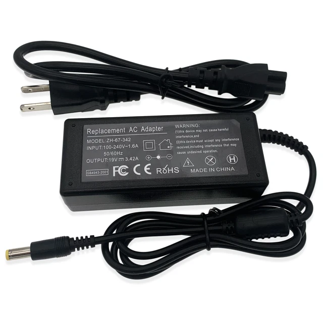 65W AC Adapter Charger for Gateway NV53 NV78 NV79 MD2614u MD7820u MS2285 MS2273