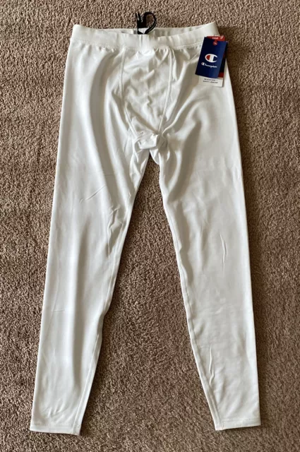 Champion Mens Size Large White Cold Weather Tights Reg.$50