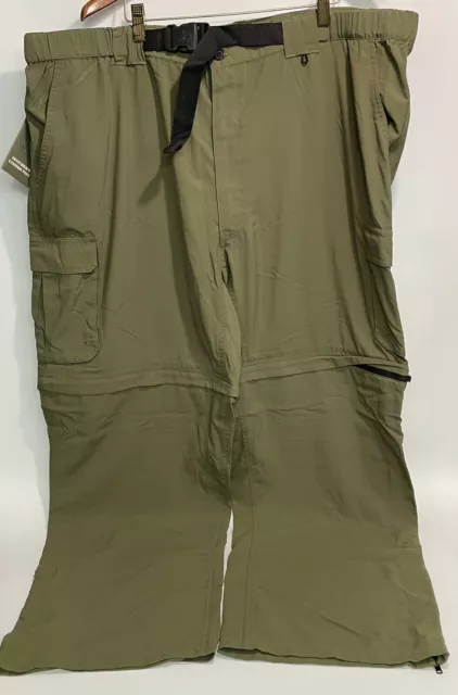 Boy Scout BSA Official Convertible Switchback Pants Men’s Green UPF XXL 30” NEW