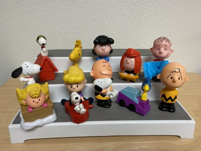 Lot of 10 Peanuts The Movie Schulz McDonald's Collectors Action Figures Snoopy +