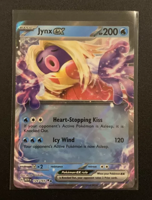 Jynx EX - 124/165 - Ultra Rare - Scarlet & Violet: 151 - Pokemon TCG
