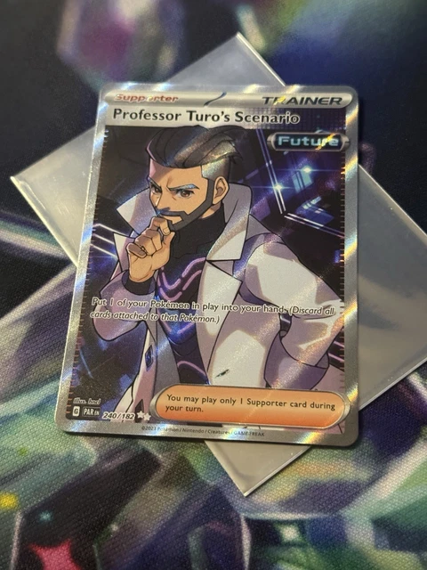 POKÉMON TCG PROFESSOR Turo’s Scenario 240/182 PAR Ultra Rare Trainer NM ...