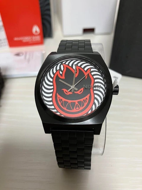 Nixon The Time Teller Spitfire Japanese Miyota Movement CLASSIC SWIRL Black