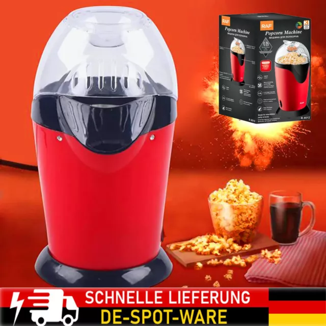 Popcorn Maschine Popcorn Maker Pop Corn Popcornmaschine 1200W fettfrei ölfrei