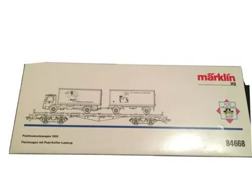 Märklin 84668 - Postmuseumswagen 1995 , Spur H0 ,PMS 63-06 Post LKW, Neu OVP