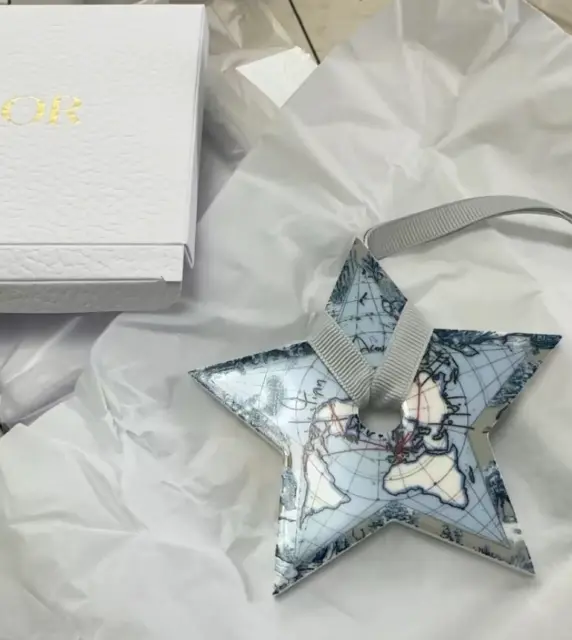 Dior Beaute Bookmarks Star Xmas Bag Pendant Genuine Gift Genuine Ceramics