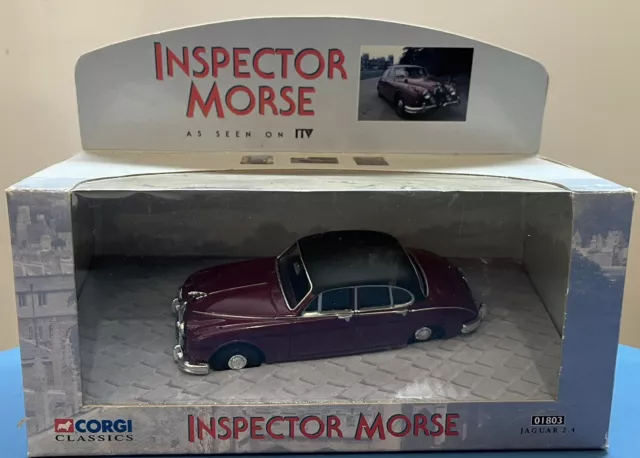 Corgi Classics 1:43 Jaguar Mk2 Saloon - Inspector Morse 01803 TV Vanguards