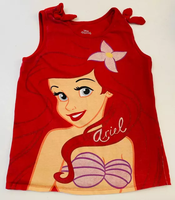 Ariel The Little Mermaid Princess Disney Kids Tank Top Shirt Girls 10/12