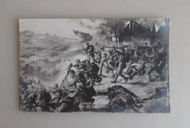Militär Foto-Postkarte "Schlacht bei Krasnik 1914" um 1915 (86836)