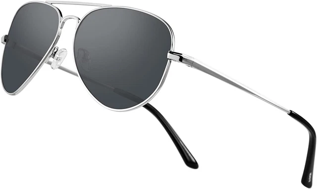 NEWSTE Polarized Avaitor Sunglasses Rose Gloden Retro Uv Protection Grey