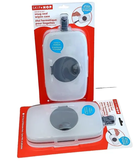 Skip Hop Grab & Go Snug Seal Wipes Case - Baby Wiper Dispenser - NEW