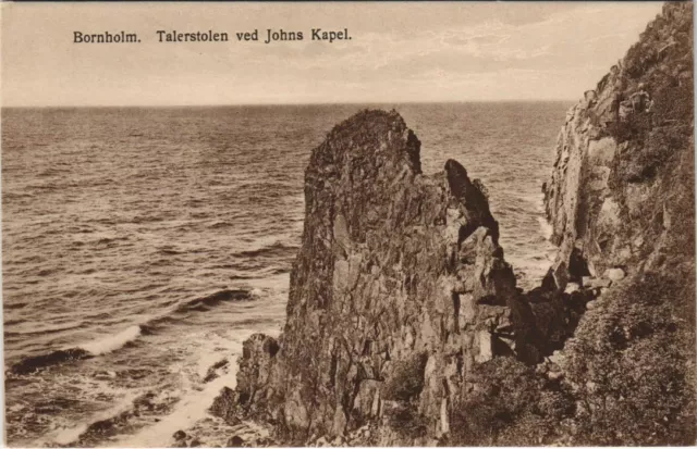 CPA AK BORNHOLM Talerstolen ved Johns Kapel DENMARK (1117758)