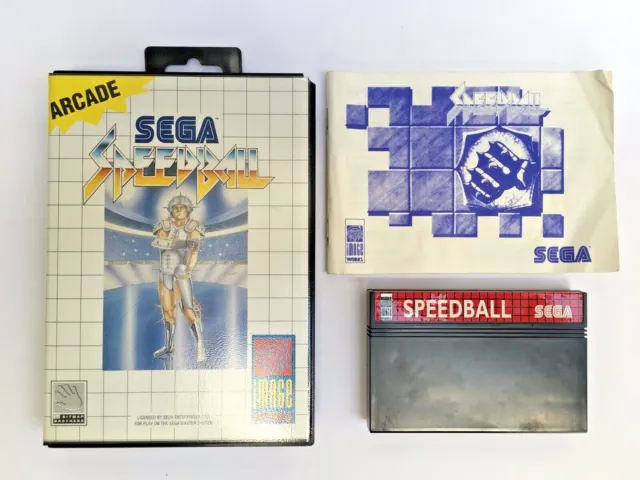 SPEEDBALL Sega Master System PAL complet. authentique & testé !! BON ÉTAT ! 3