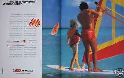 Publicité De Presse 1985 Stylo Bic Marine Passez Des Vacances Plus Grandes