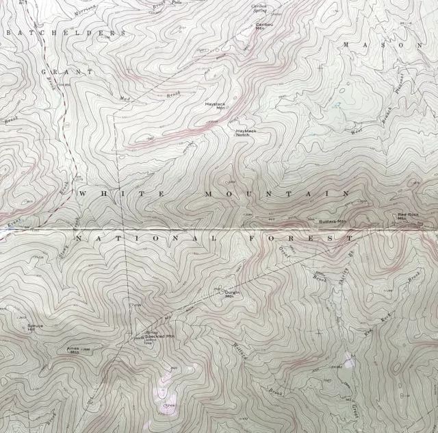 Map Speckled Mountain Maine 1970 Topographic Geo Survey 1:24000 27 x 22" TOPO4