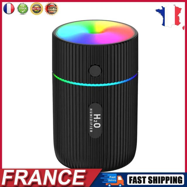 Portable Colorful Mini USB Car Humidifier Mist Maker Air Purifier (Black) fr
