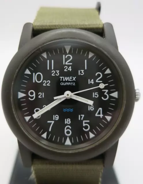 TIMEX CAMPER QUARTZ Field Watch - T41711 - New Battery - Damaged $30.00 ...