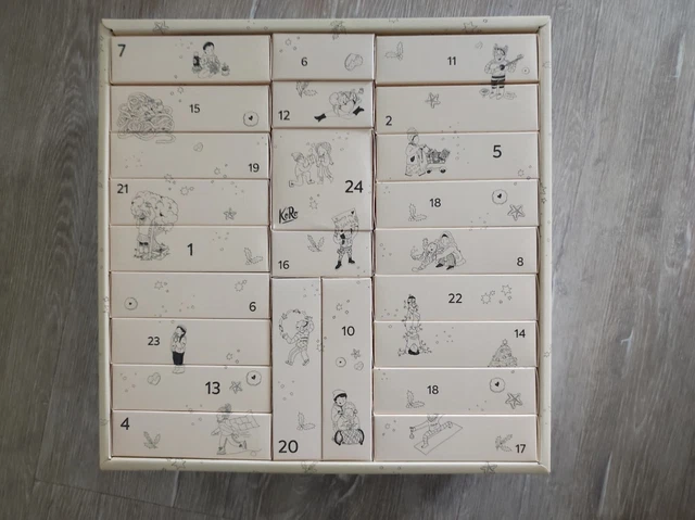 KORO ADVENTSKALENDER LEER ohne Inhalt / Zahlen doppelt / zum befüllen 🎁 KORO ADVENTSKALENDER LEER ohne Inhalt / Zahlen doppelt / zum befüllen 🎁