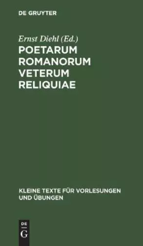 Poetarum Romanorum Veterum Reliquiae (Relié)