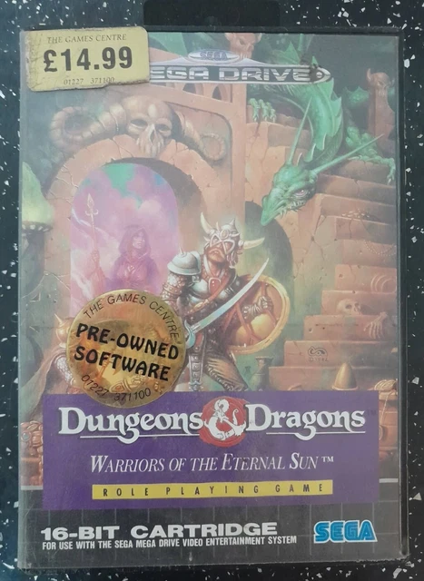 Dungeons & Dragons for Sega Mega Drive. Tested and working.