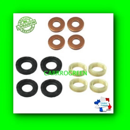 Kit Joints D'injecteur Pour Moteur 1.6 HDi/TDCi - Compatible Peugeot, Citroën, Ford - Réf. 1610564580, 1609848080