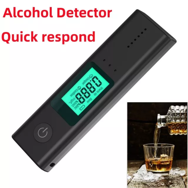 2024 Digital Alcohol Breathalyser Personal Breath Breathtester LCD Tester