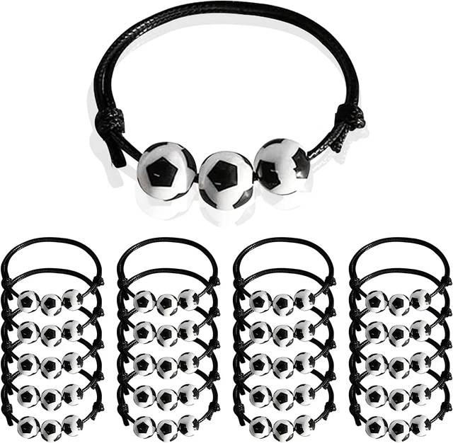 20 PCS Sport Theme Charm Bracelets, Softball Basketball Football Baseball Volley