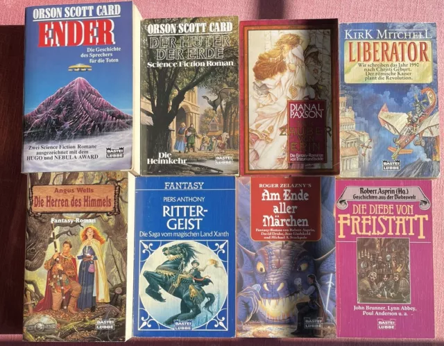 42x Buchpaket Science Fiction Fantasy Bastei-Lübbe Sammlung Konvolut Asimov