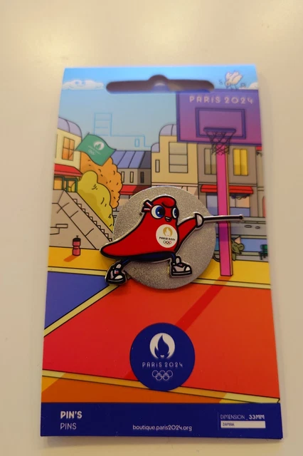 PIN'S JO PARIS 2024 Jeux Olympiques - Mascotte Phryge Escrime- France ...