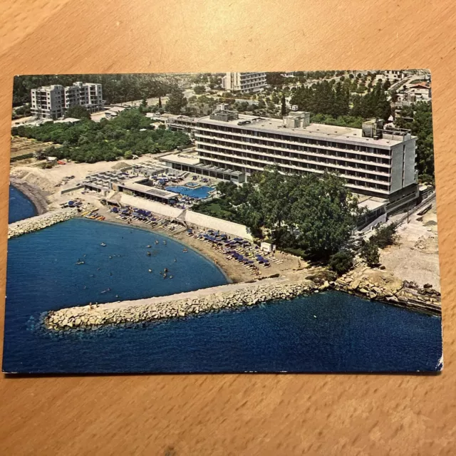 Apollonia Beach Hotel, Limassol Postcard as pictured. Free Postage