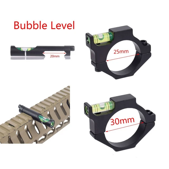 Supports De Lunette WestHunter 20mm Picatinny – Avec Niveau à Bulle – Haute – 25.4/30mm