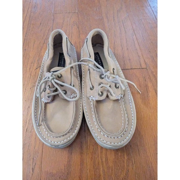 Baskets Sperry Top-Sider Femme 2 Yeux Toile Rayée UK 6.5 - Neuf Sans Boîte