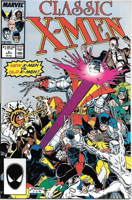Classic X-Men Comic Book #8 Marvel Comics 1987 VERY FINE/NEAR MINT NEW UNREAD