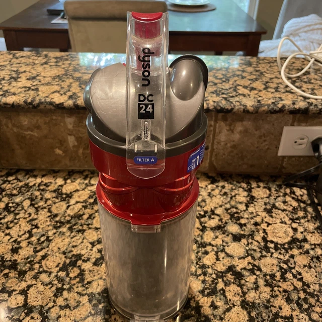 DYSON DC24 VACUUM Canister Assembly Dust Bin With Filter red Part