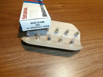 6.3V 0.05A Pack of 10 Sci-Supply LC20506D E10 Miniature Lamps or Light Bulbs 