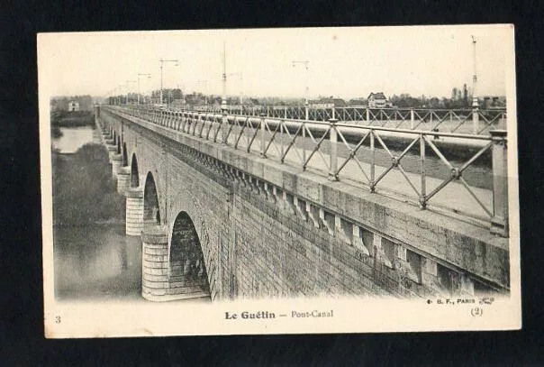 CPA LE GUETIN - Pont canal