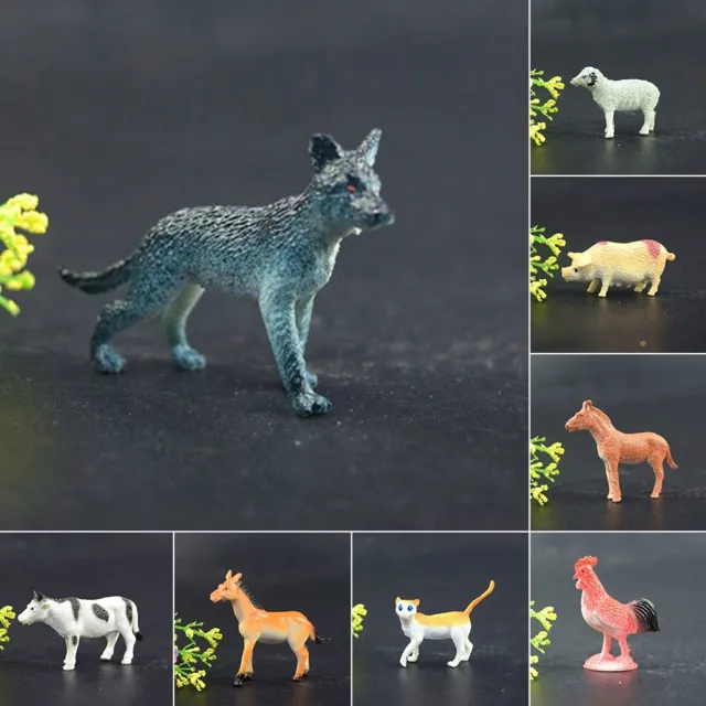 12 petits animaux de la ferme en plastique amusants – Dragées Anahita.