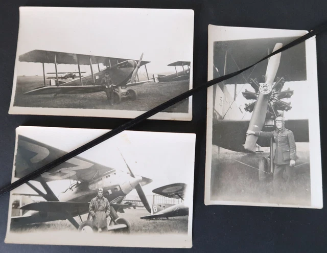 Lot/ 11 photos d'avions - années 20 - Bréguet - Gourdou leseurre - spad - Farman