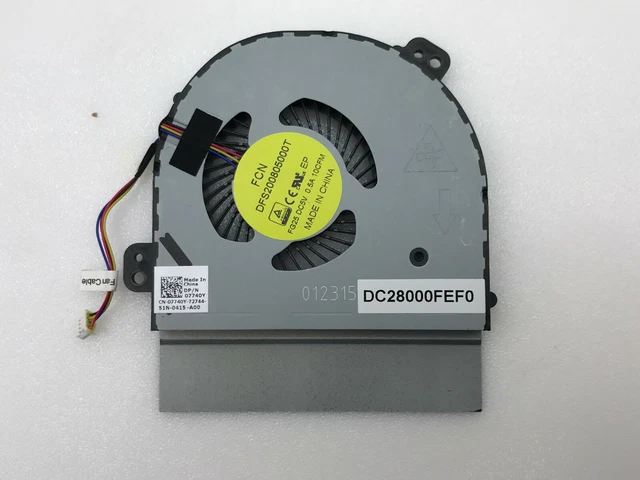DELL ALIENWARE 17 R2 Cpu Gpu Graphics Cooling Fan 07740Y 7740Y £8.70 ...