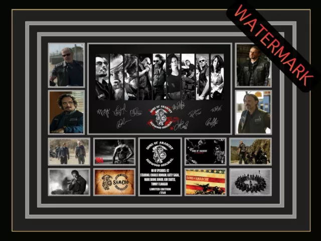 Sons Of Anarchy - Limited Edition Signed & Framed Memorabilia - Hunnam- Jax