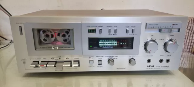 Akai Gx-M50 3 Heads Cassette Deck - Full Serviced, Cleaned And Restored.