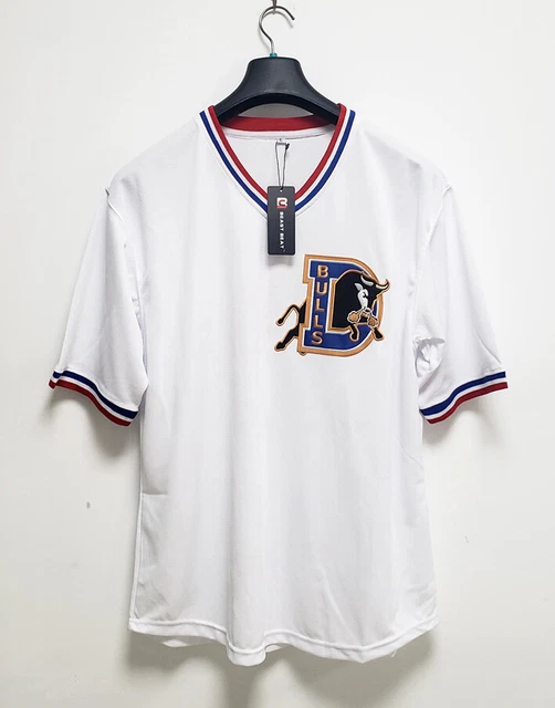 Bull Durham Nuke' LaLoosh 37 Crash Davis 8 Durham Movie Baseball Jersey  White Stitch 