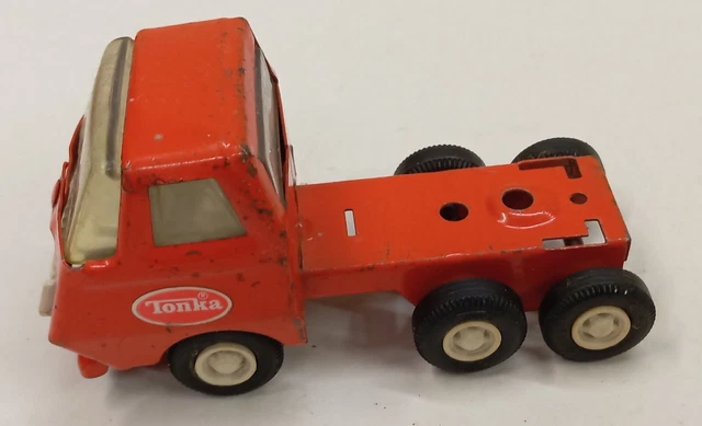 Tracteur Tonka + Remorque - Jouet Occasion, Solide