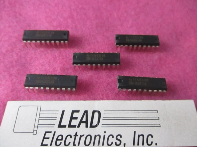 Qty 5 Ti Sn74Ls374N 20Pin Dip Octal D-Type Flip-Flop. Free Shipping