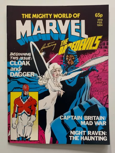 Mighty World of Marvel #9 Alan Moore, Alan Davis Captain Britain UK 1983. FN/VF.